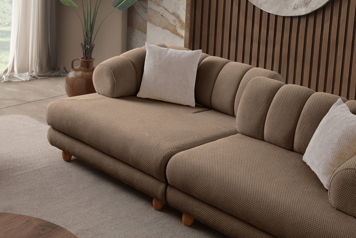 Atelier Del Sofa Gloria - Sofá de 3 plazas Latte